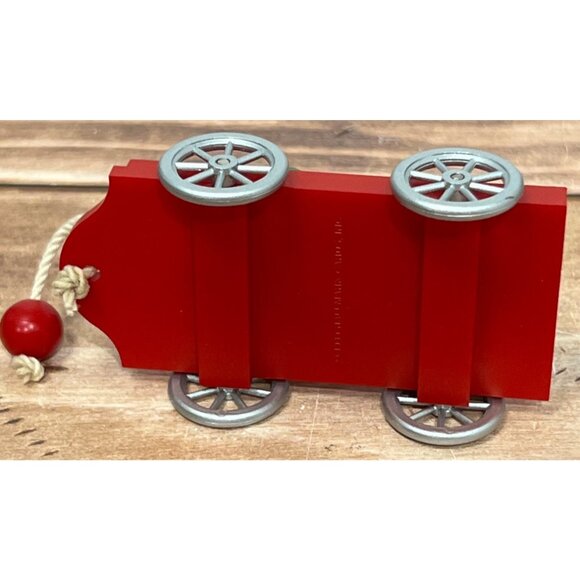 1989 HALLMARK KEEPSAKE ORNAMENT QX466-5 NOSTALGIC LAMB ON WAGON - Picture 8 of 8